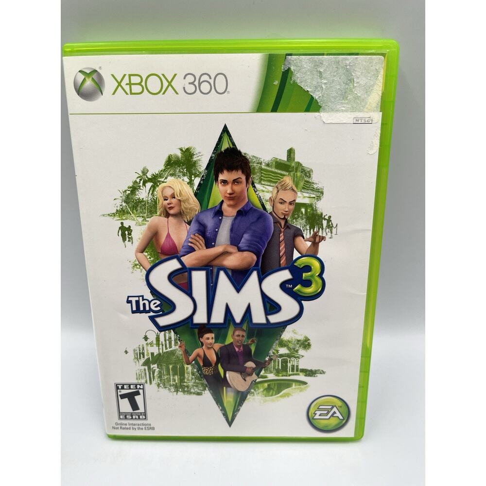 The Sims 3 (Microsoft Xbox 360, 2010) Complete